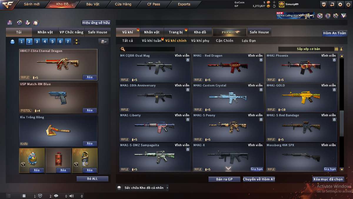 shop acc cf uy tin gia re